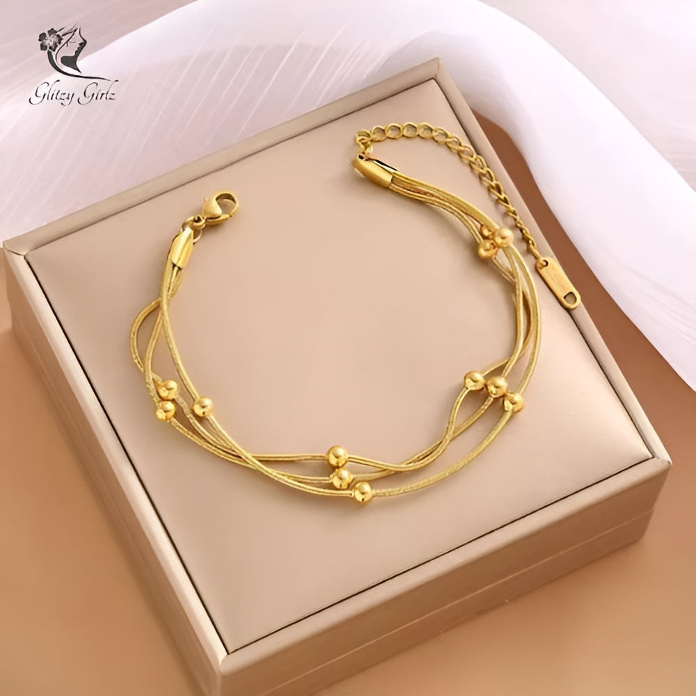 Layers chain bracelet