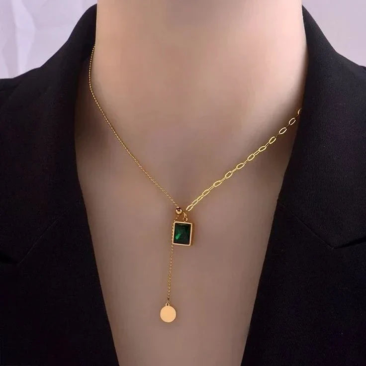 Stylish Double Chain Pendant | Stainless steel