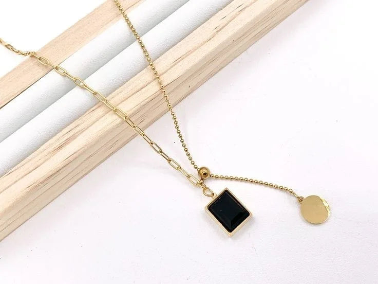 Stylish Double Chain Pendant | Stainless steel