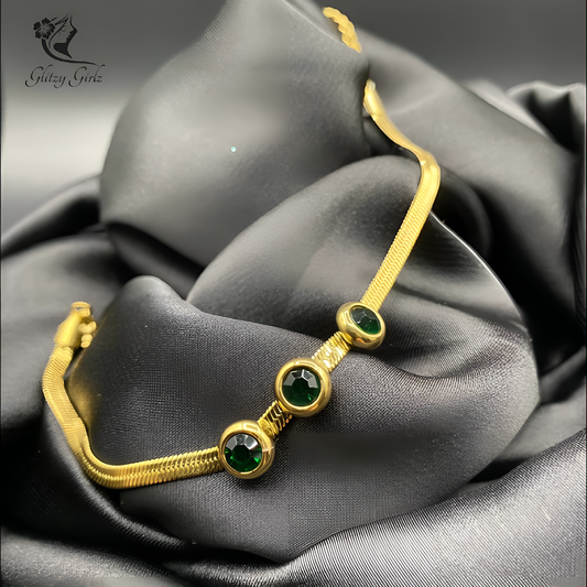 Green Circle Bracelet