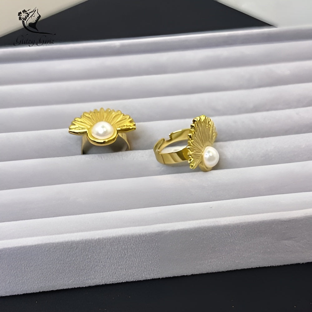 White Pearl Ring